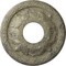 Ekena Millwork Leaf Ceiling Medallion (Canopies up to 4 3/4"), 11 3/8"OD x 3 5/8"ID x 1 1/8"P, Castle Stone Crackle CM11LFCSC - alternate 1